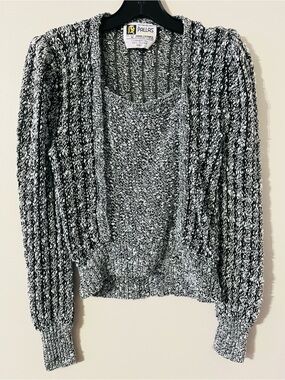 Vintage Pallas Original Hand Loomed 100% Pure Irish Linen Sweater Sz M